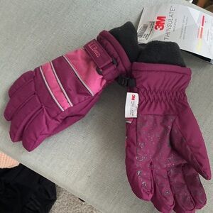 Pink Thinsulate Winter Gloves from L.L BEAN